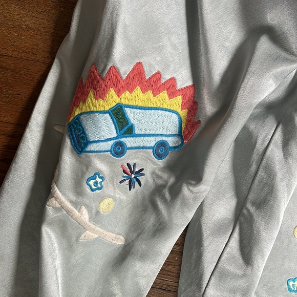 Diesel Snake Embroidered Bomber Jacket (Reversible) - Picture 10 of 15